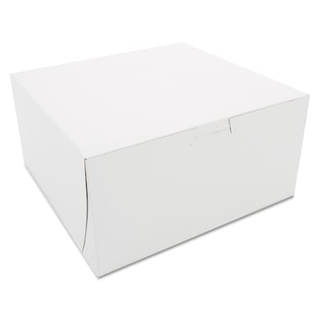 Sct Non-Window Bakery Boxes, 8 x 8 x 4, White, PK250 SCH 0941